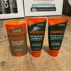 Mando Smooth Solid Deodorant & cream bundle